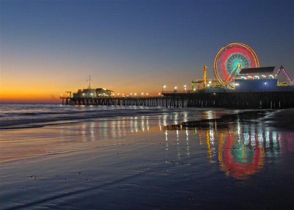 Historic Route 66 Standard Santa-Monica-night-Medium.jpg